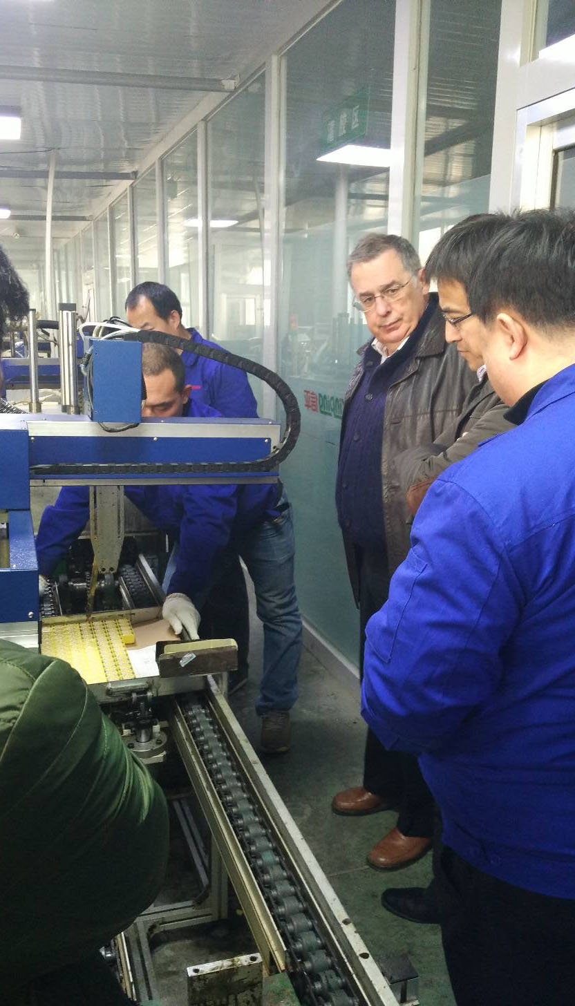 European customers visit